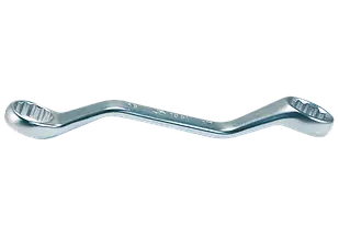 Ключ накидний відігнутий на 45° короткий 8х9мм