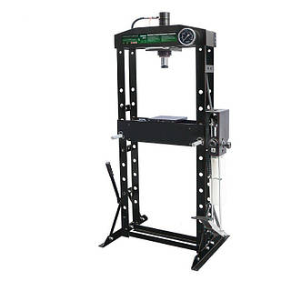 Прес гідравлічний підлоговий 20 т, ручний/ножний привод (робоча висота: 10-895 мм, робоча ширина: 500 мм,