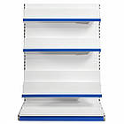 Стелаж для книг, газет, журналів 1600*1200 мм, приставний стелаж торговий, стелаж для книжок в магазин, торговий книжковий стелаж, фото 2