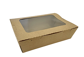 Ланч-бокс з вікном 750 мл 165*115*45 мм 50/350 ящ