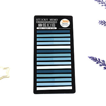 Стікери-закладки для нотаток 5 кольорів 300 шт STN009