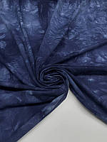 Двунитка петля варена, Преміум тканина, 95% бавовна, колір: синій, щ. 255 г/м2, ш. 190 см