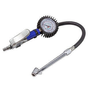 Пістолет для підкачки шин з манометром і накінечником для вант коліс (0-16Bar)