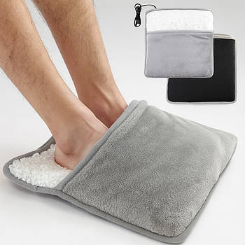 Електрична грілка для ніг до 60°, USB, 30х30см, Foot warmer / Електрогрілка для ніг / Килимок з підігрівом