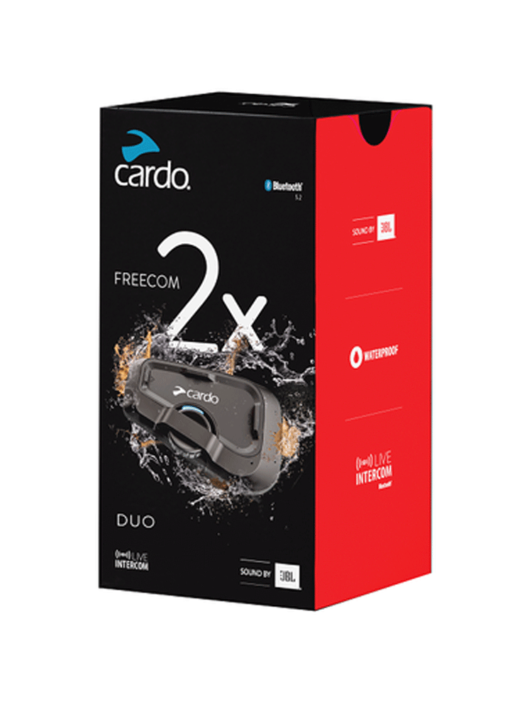 Мотогарнітура Cardo Freecom 2X Duo (2 комплекти), фото 1