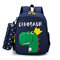 Дитячий рюкзак Evo-Kids Small Dinosaur Dark Blue (арт. 2418-24 Dark Blue Dinosaur)