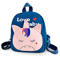 Дитячий рюкзак Evo-Kids Small Unicorn-2 Blue (арт. 2418-19 Blue Unicorn-2)