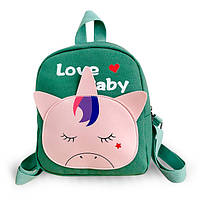 Дитячий рюкзак Evo-Kids Small Unicorn-2 Green (арт. 2418-19 Green Unicorn-2)