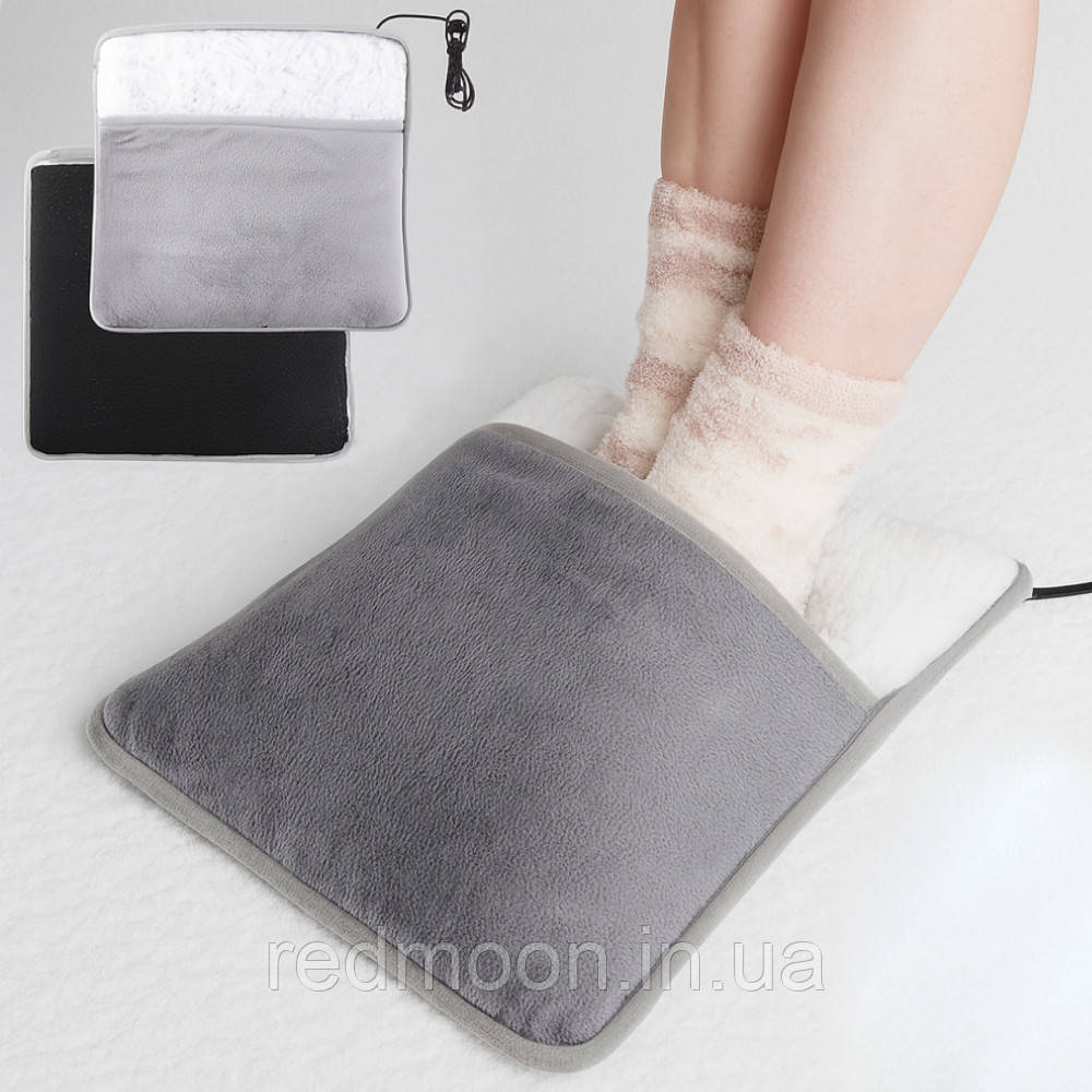 Електрогрілка для ніг до 60°С (30×30см), від USB, Foot warmer / Термогрілка для ніг / Електрокилимок для ніг, фото 1