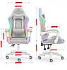 Комп'ютерне крісло Hell's Chair HC-1000 LED RGB з підсвіткою, фото 6