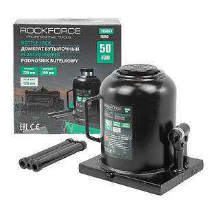 Домкрат 50т (236-356мм) пляшковий низькопрофільний + додатковий ремкомплект