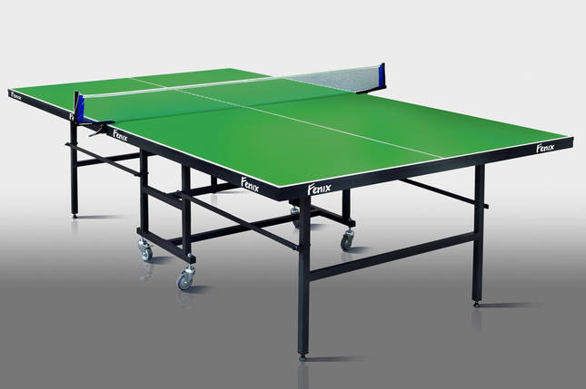 Тенісний стіл FENIX Home Sport M19 для приміщень, складаний, Зелений, фото 1