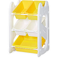 Стелаж Mealux Coral Mini Yellow (арт. KD-E021 Yellow)