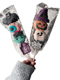 Набір маршмелоу на паличці Halloween Creepy Mallow Sticks, 1 шт 25 г., фото 5