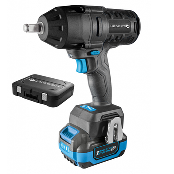 Набір акумуляторний безщітковий ударний гайковерт 600 Нм 18В + акумулятор 4Ач + зарядна станція 4А+ кейс