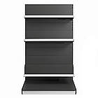 Стелаж книжковий 1600х950 мм, приставний стелаж для книг, стенд для книг, книжкова стійка, книжкова вітрина, стенд для журналів, фото 4