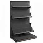 Стелаж книжковий 1600х950 мм, приставний стелаж для книг, стенд для книг, книжкова стійка, книжкова вітрина, стенд для журналів, фото 3