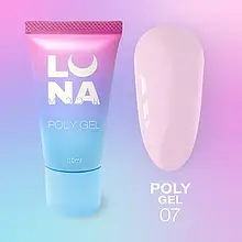 Полігель для нарощування Poly Gel №7 LUNAmoon