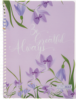 Зошит для записів на пружині (B5, 80 аркушів, лінія) Buromax Arabeski BM.2586-39