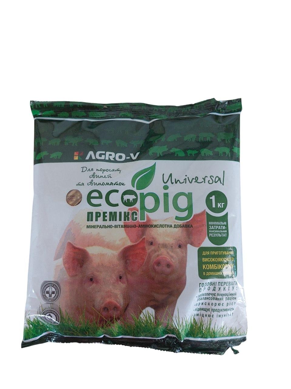 EcoPig-U Універсальний премікс  для свиней  Агро-В