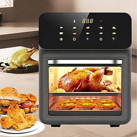 Аерофритурниця безмасляна 2400W Hoffmans HM-786 мультипіч аерогриль з таймером 12л для дому