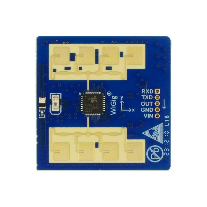 Датчик присутності Hi-Link LD2411S, радарний модуль 24ГГц, виявлення руху і людини, UART/I2C