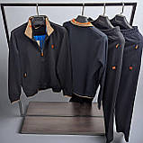 Чоловічий спортивний костюм HERMES CK10001 чорний, фото 4