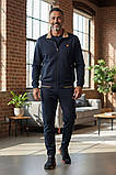 Чоловічий спортивний костюм HERMES CK10001 чорний, фото 5