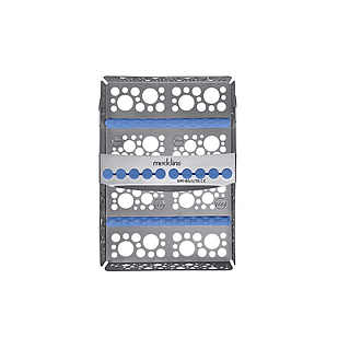 SIM-80/c/10 Касета для стерилізації (10 інструментів) БЛАКИТНА