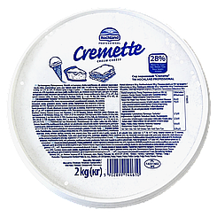 Крем-сир кремета класична Хохланд Hochland 2kg 4шт/ящ (Код: 00-00003792)