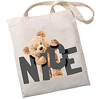 Екошопер BookOpt BK4054 Nice Teddy Bear бежевий  HS