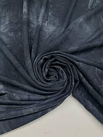 Тканина двунитка петля варена, 95% бавовна, колір: графіт, 220 г/м2, 185 см