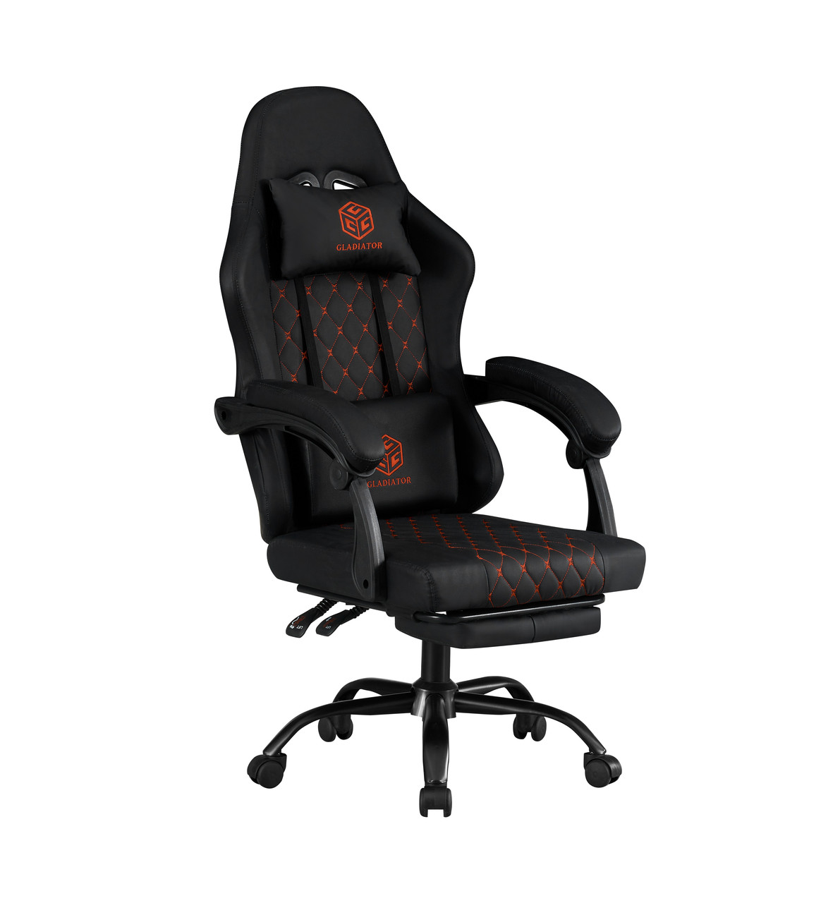 Крісло комп'ютерне Світч чорно-червоне (крісло геймерське), фото 1