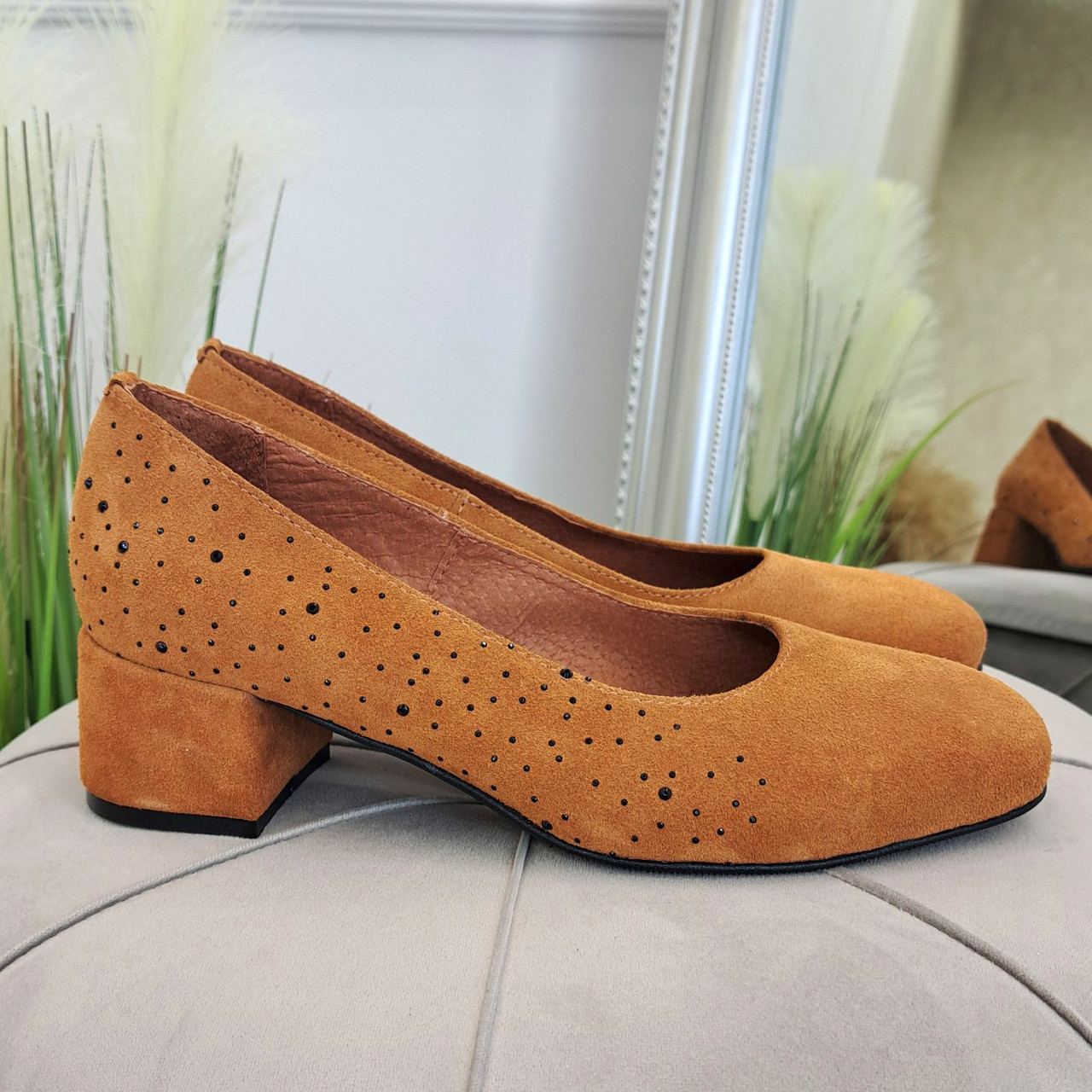 Туфлі жіночі замшеві руді. 40 розмір, фото 1