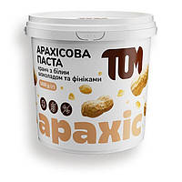 Замінник харчування TOM Арахісова паста Crunch з фініками та білим шоколадом, 1000 грамів