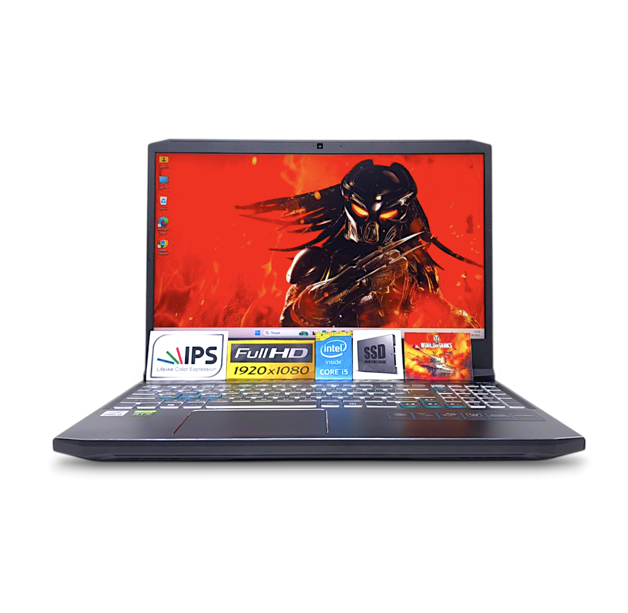 Ноутбук Acer Predator 15.6 FHD 144Hz i5-10300H Ram 32Gb SSD512GB Nvidia RTX3070 8GB