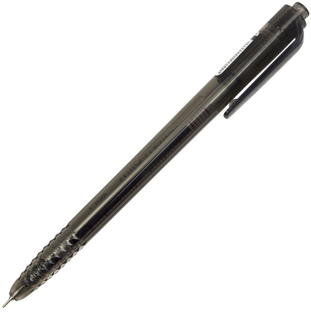 Ручка масляна автоматична чорна 10км Writo-meter Flair 1311, фото 1