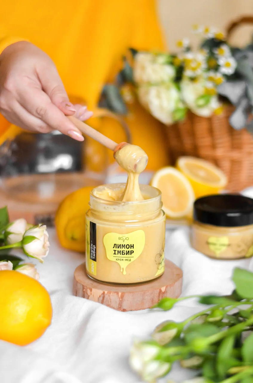 КРЕМ-МЕД ЛИМОН ІМБИР 300 Г, фото 1