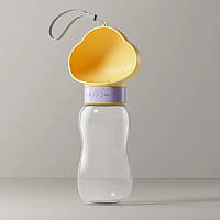 Пляшка-поїлка для тварин Semi Foot 600 мл, Yellow