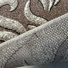 Килим овальний 1.60х3 бежевий вензель Mira 24031/234о, фото 5