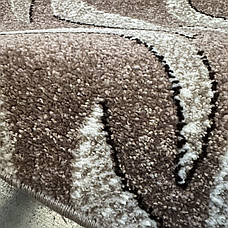 Килимова доріжка ширина 1,50м бежевий вензель Mira 24031/234, фото 4