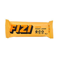 Батончик FIZI Keto Protein Bar, 45 грам - Арахіс-банан