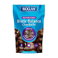 Шоколадні кулькі Bioglan Biotic Balance Chocballs, 30 драже для підтримки травної системи