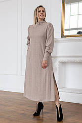 Сукня тепла жіноча батал ангора на кожен день та для офісу