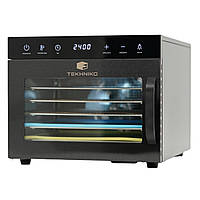 Професійний дегідратор Tekhniko DH-06H-BK (6 лотків) – сушарка для фруктів, овочів, м’яса, риби та пастили