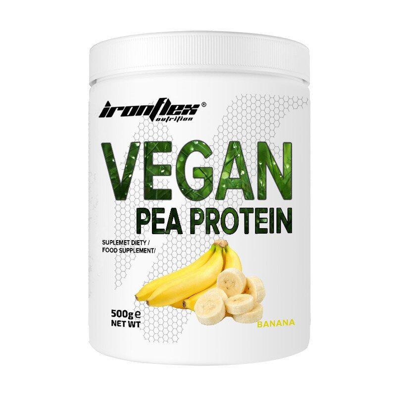 Гороховий протеїн IronFlex Vegan Pea Protein, 500 грам - Банан