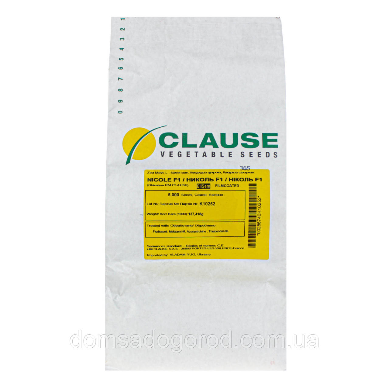 Кукурудза НІКОЛЬ F1 | NICOLE F1 Clause 5000 семян