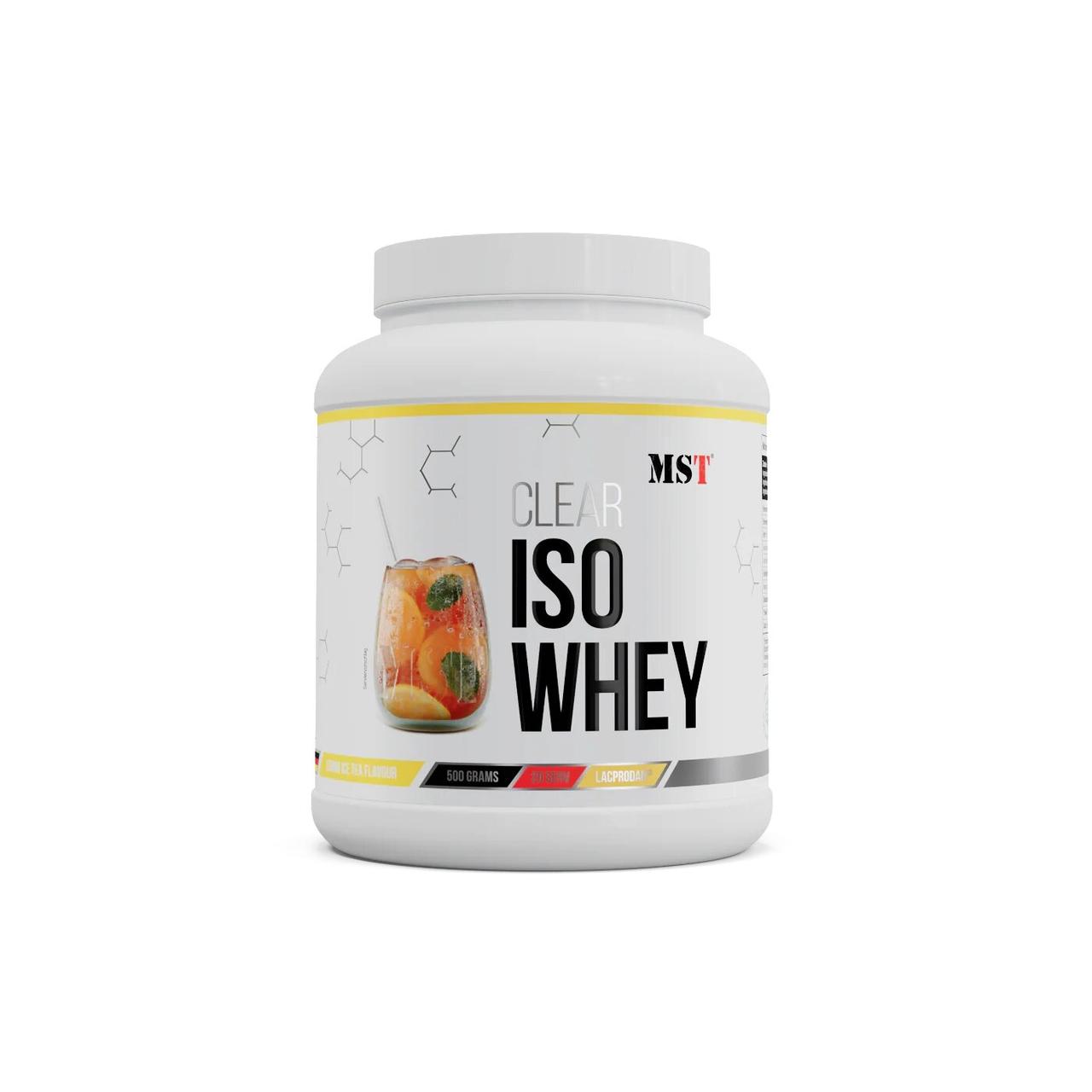 Протеїн MST Clear Iso Whey, 500 грам - Лимонний чай
