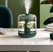 Зволожувач повітря портативний Kinscoter KC-019 1L акумулятор 2000mAh, Dark Green аромадифузор електричний