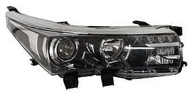 Фара права Toyota Corolla E18 EUR 13-16 Depo H11/HB3/WY21W/LED, -лампа, -кор.